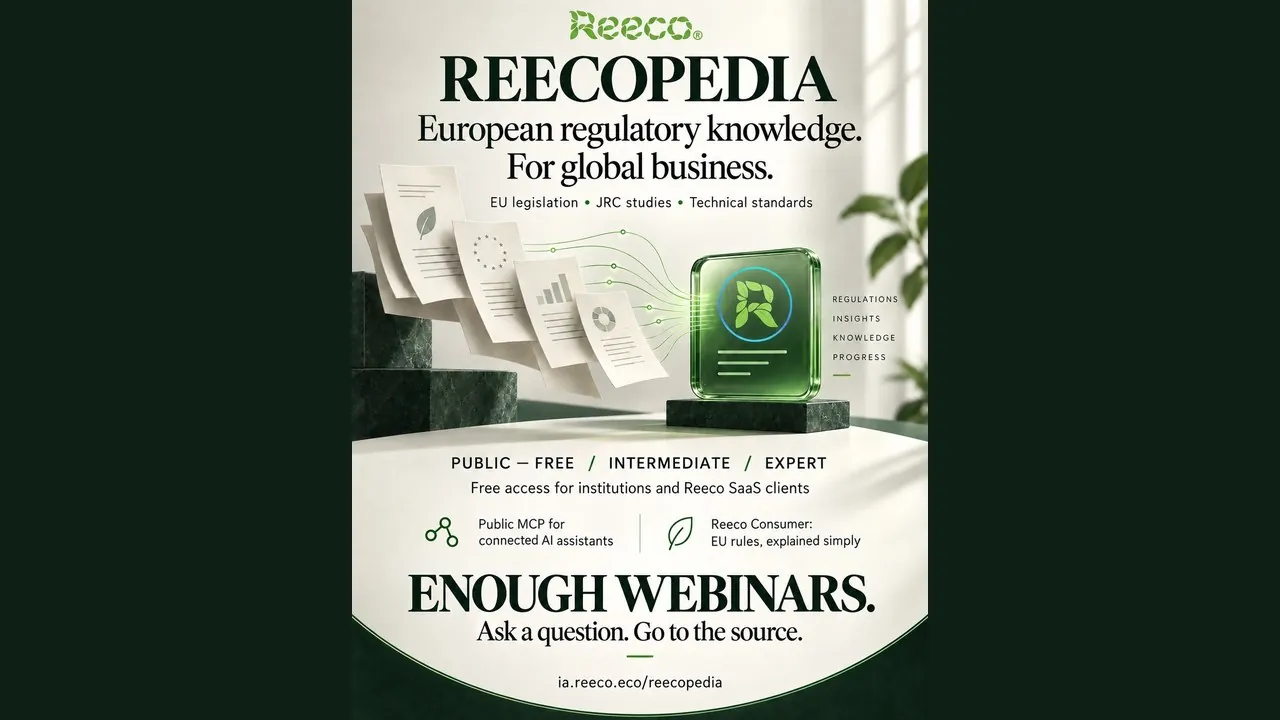 Incontra Reecopedia: Conoscenze normative europee per aziende globali